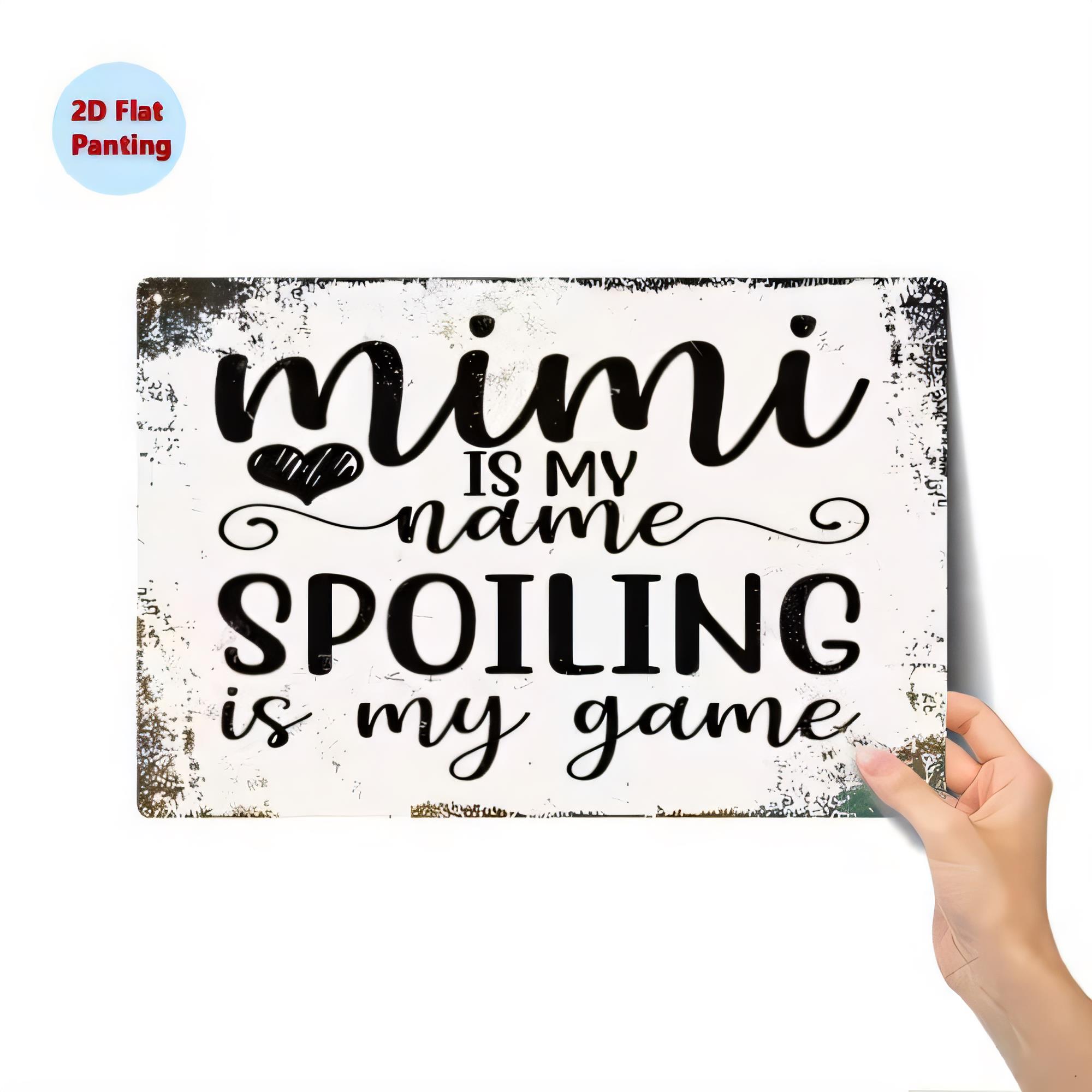 Baby Nursery Quotes - Teneke Levha MIMI ADI OLAN ŞEYLER
