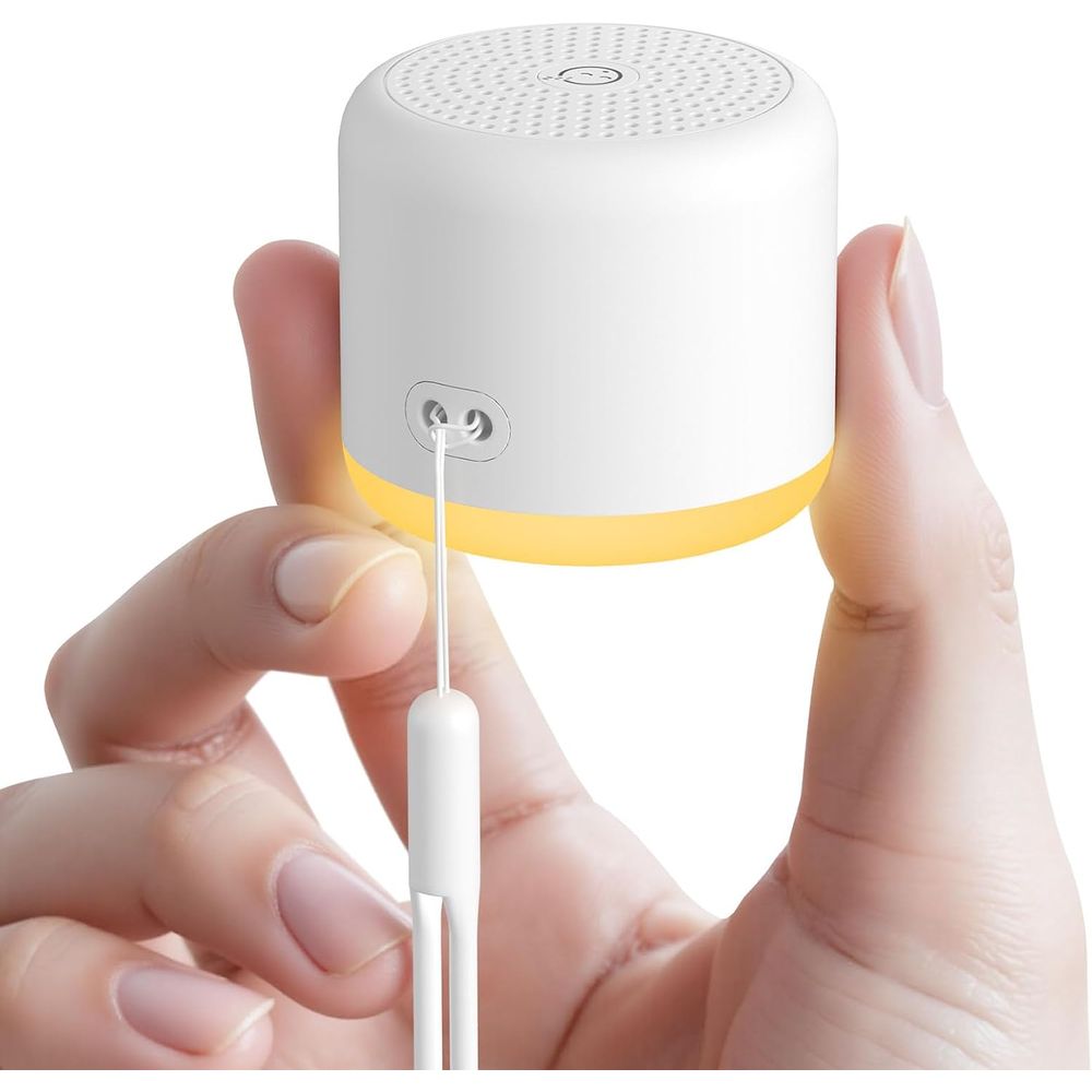 Baby Sound Machine White - Gece Lambası ve 18 Yatıştırıcı Sesli