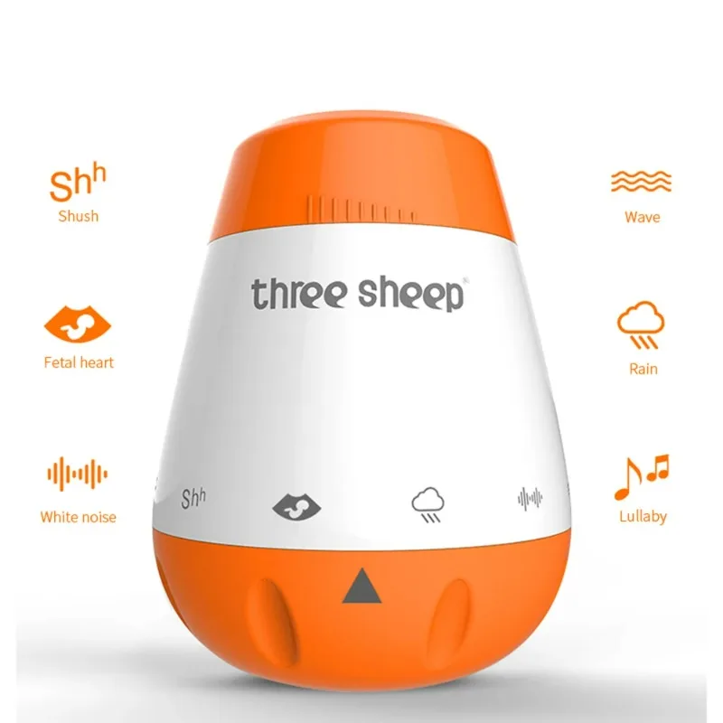 Baby Sound Machine White - Bebek Beyaz Gürültü Makinesi Akıllı Müzik