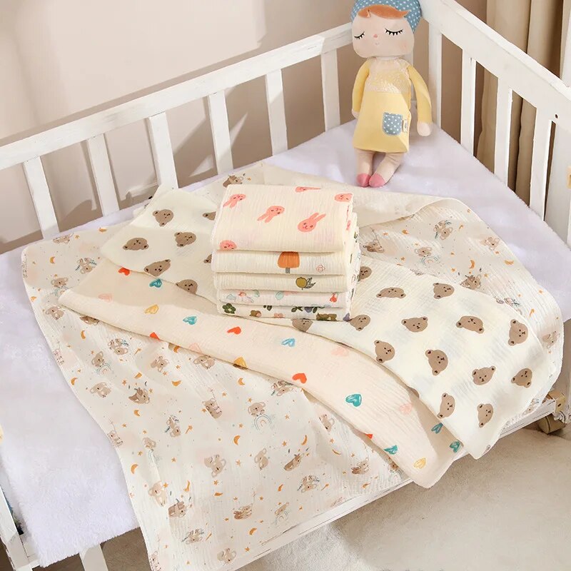 Swaddle Blanket Muslin - Bebek Yenidoğan Pamuk Muslin Kundak Battaniye