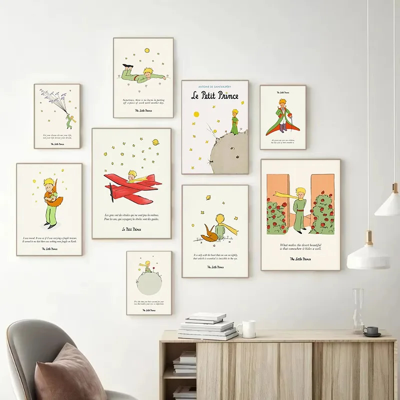 Baby Nursery Quotes - Kaprisli Hikaye Kitabı Sanat Baskısı Klasik
