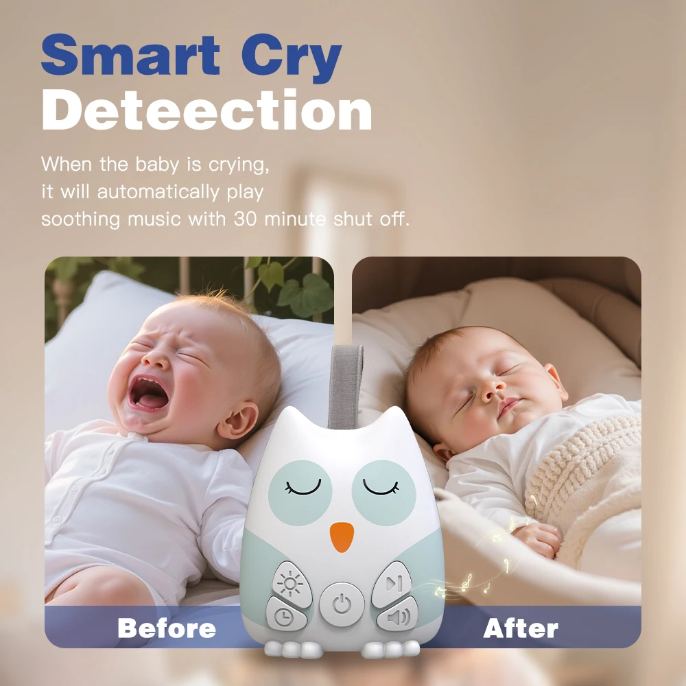 Baby Sound Machine White - Bebekler için Taşınabilir Beyaz Gürültü Ses