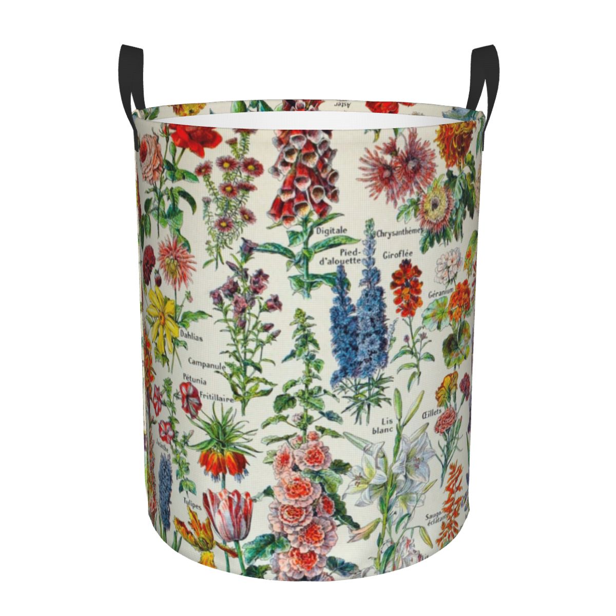 Baby Nursery Laundry Basket - Özel adolmilmillot HD Fleurs çamaşır sepeti