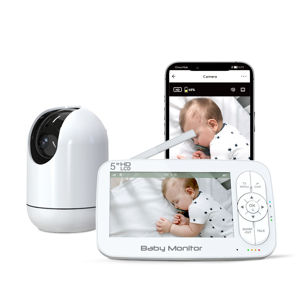Baby Nursery Camera - 5 inç 2MP 1080P APP Uzaktan