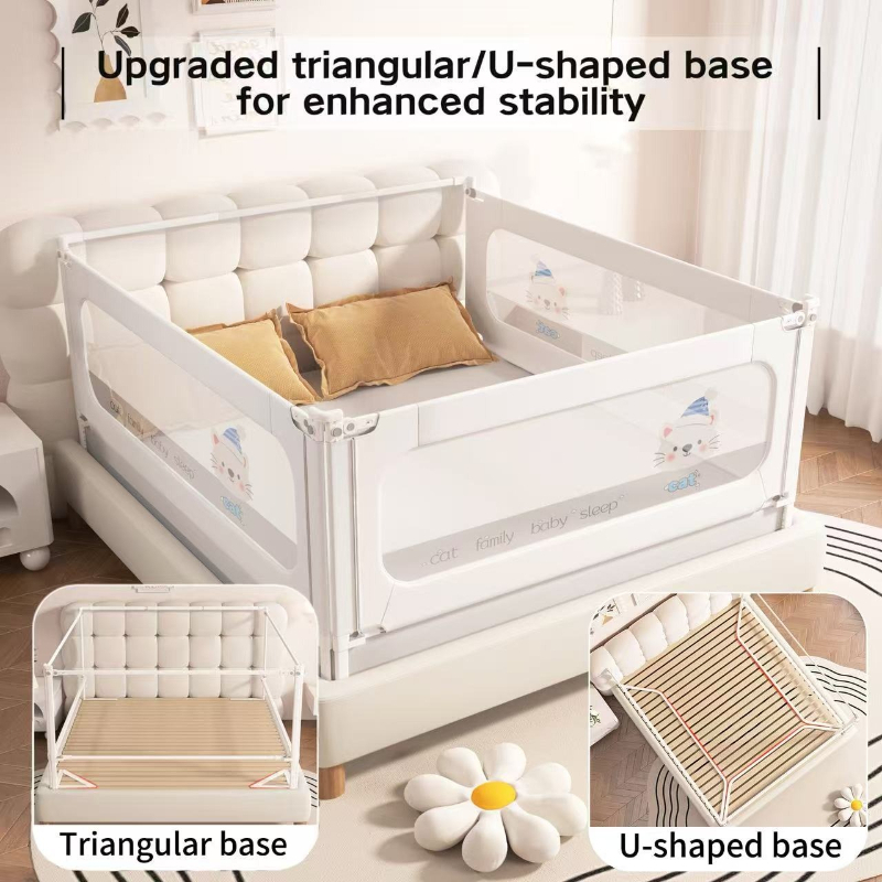 Bed Rail Toddler - 3 Panel Bebek Yatak Korkuluğu Seti