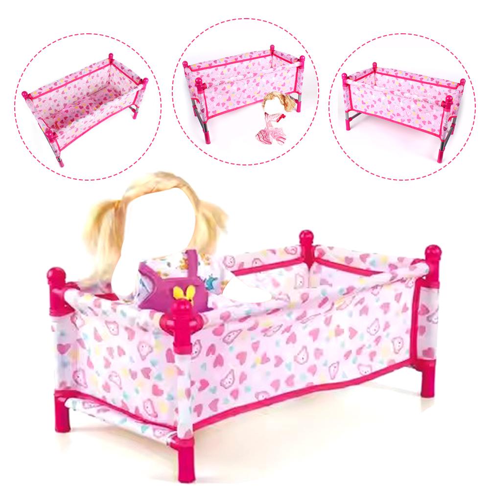 Baby Nursery Crib - Oyuncak Yatak Simülasyon Bebek Beşik Yatağı