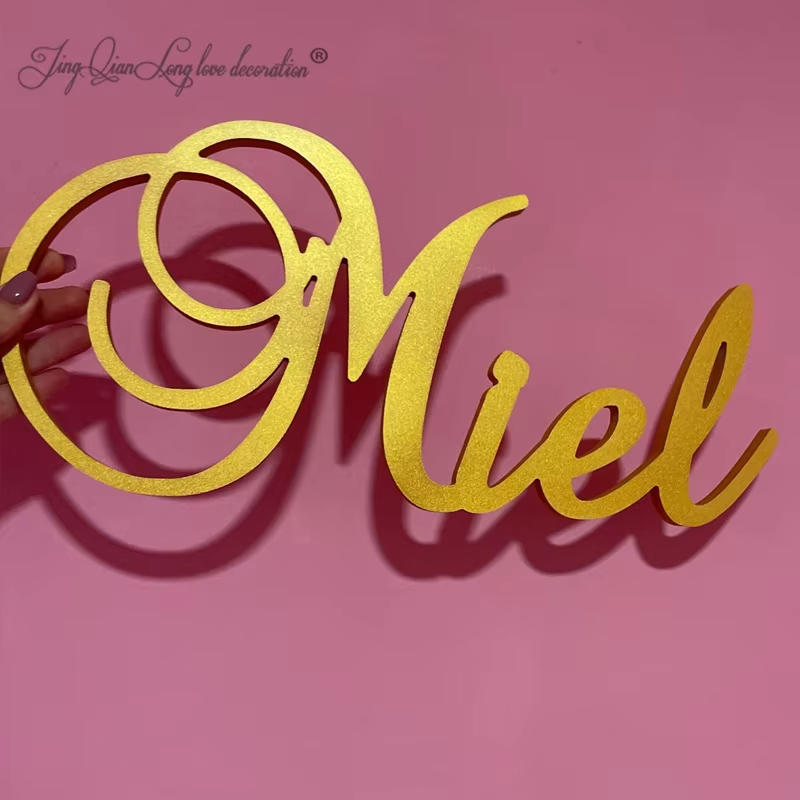 Baby Nursery Name Wall Art - Kreş İçin Özel Kişiselleştirilmiş Ahşap İsim
