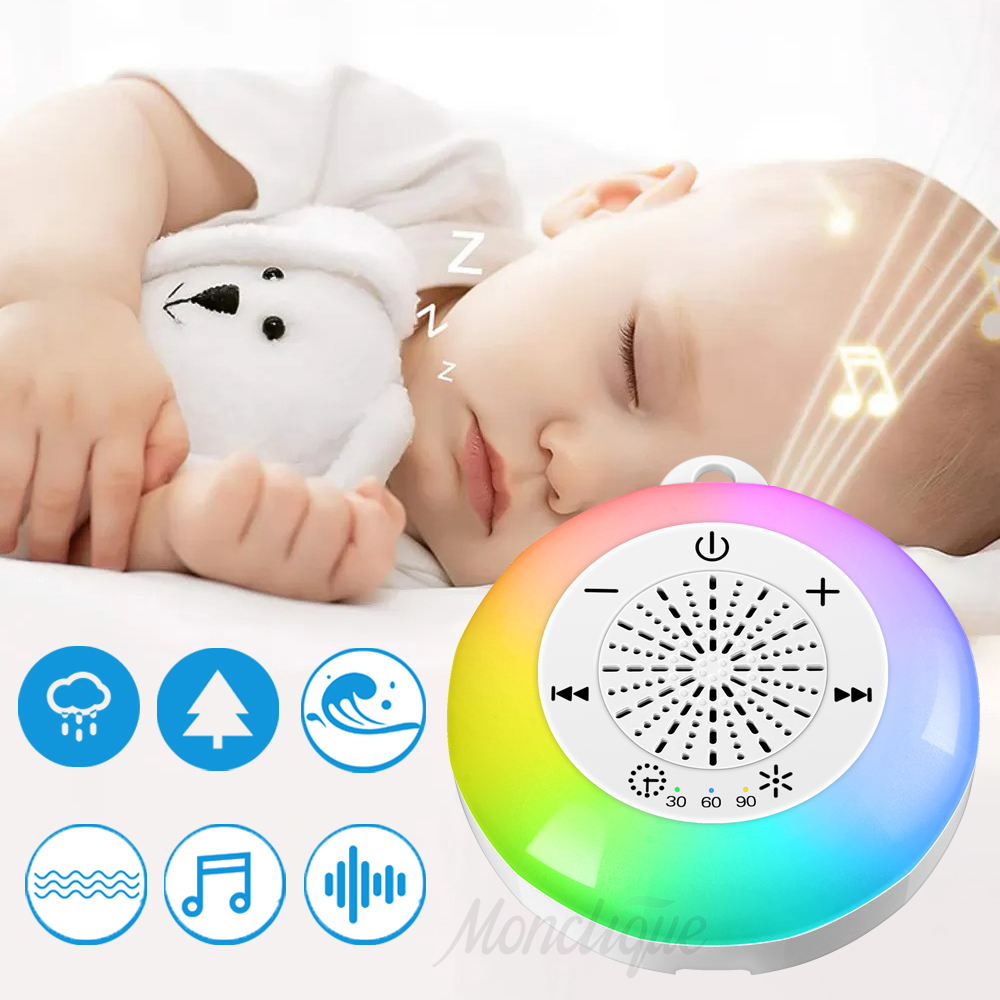 Baby Sound Machine White - Bebek Uyku Beyaz Gürültü Makinesi USB