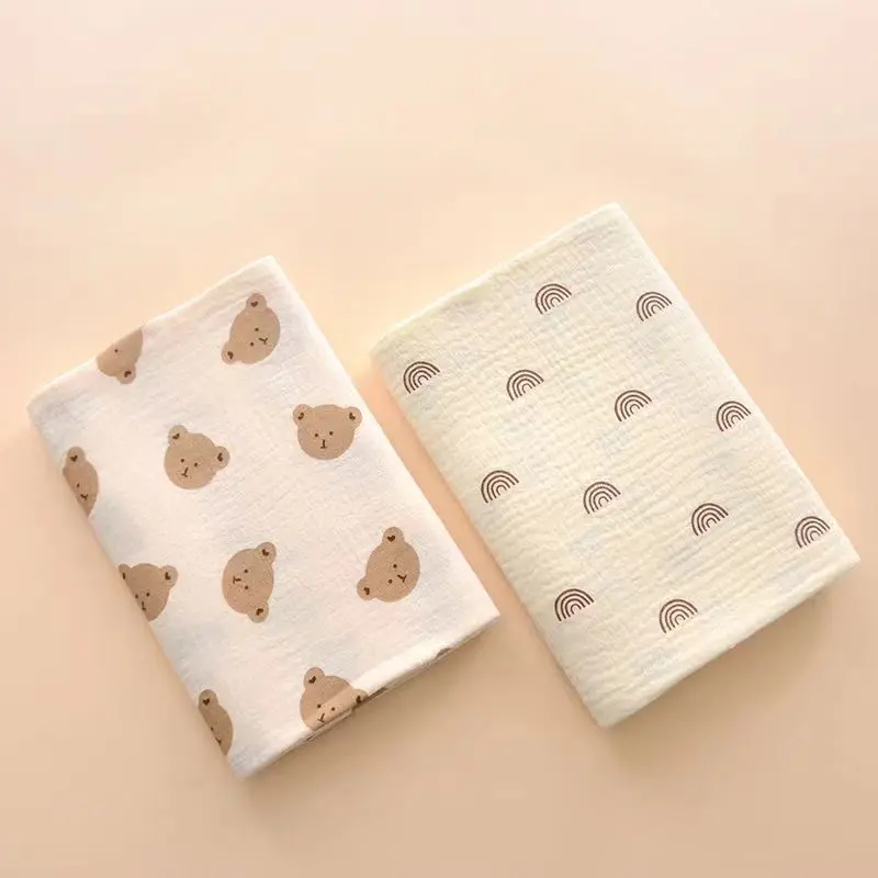 Swaddle Blanket Muslin - 2 adet pamuk tülbent battaniye bebek