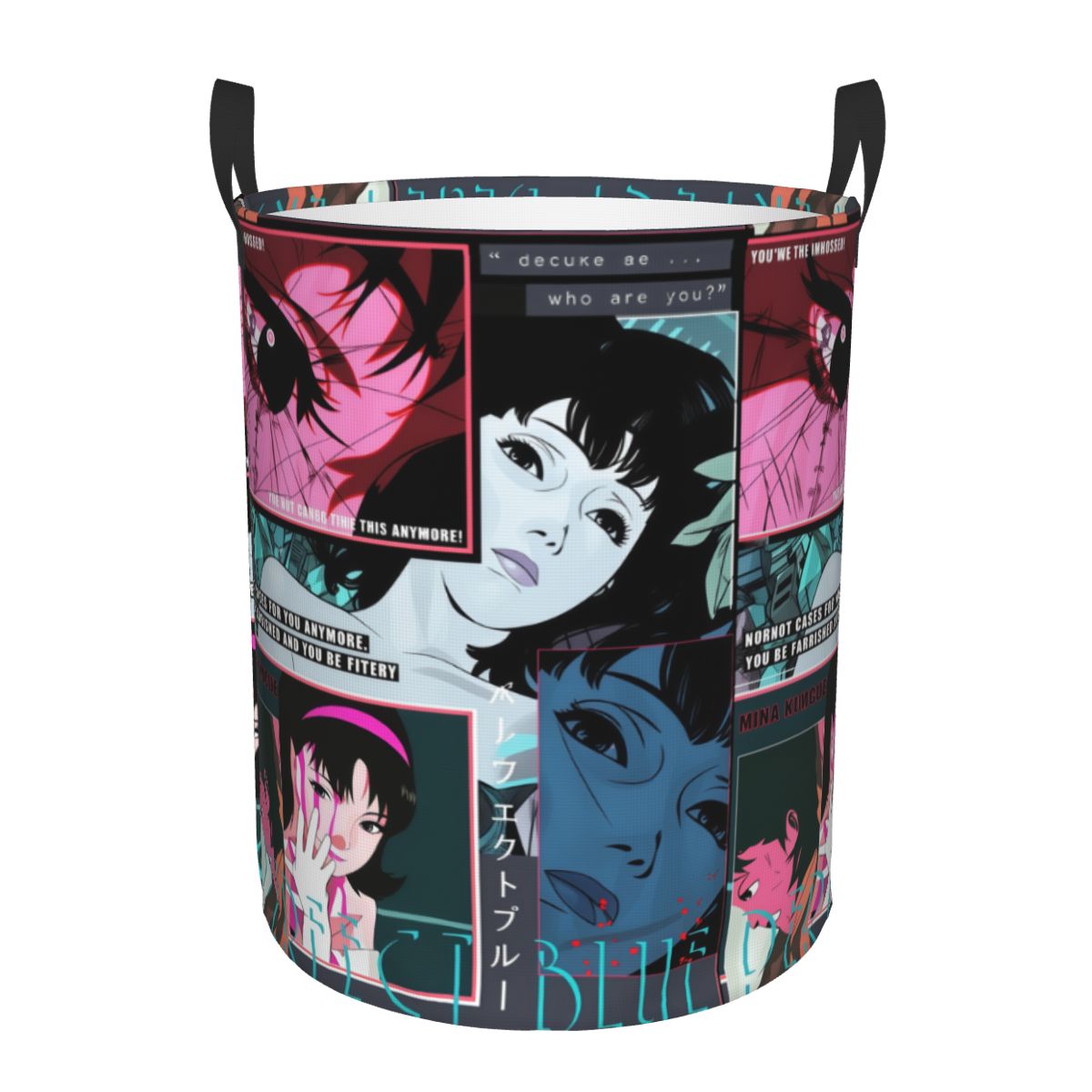 Baby Nursery Laundry Basket - Japon Animasyon Gerilim Filmi P-Perfect Blue