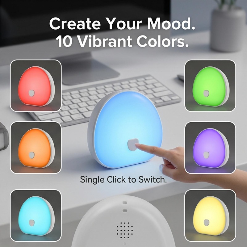 RGB Uyku Beyaz Gürültü Makines - Baby Sound Machine White incelemesi ve fiyatı