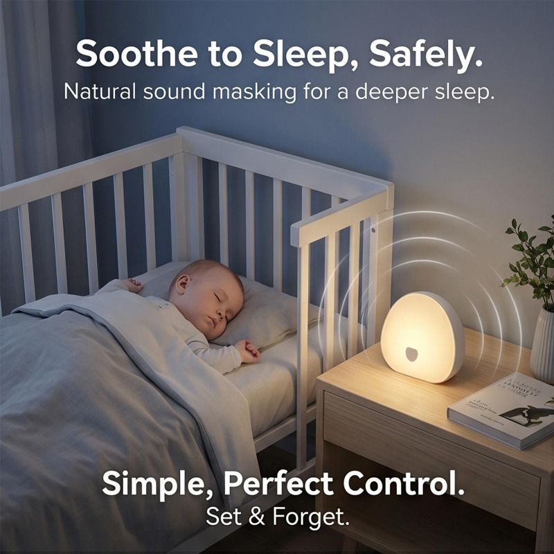 RGB Uyku Beyaz Gürültü Makines - Baby Sound Machine White incelemesi ve fiyatı
