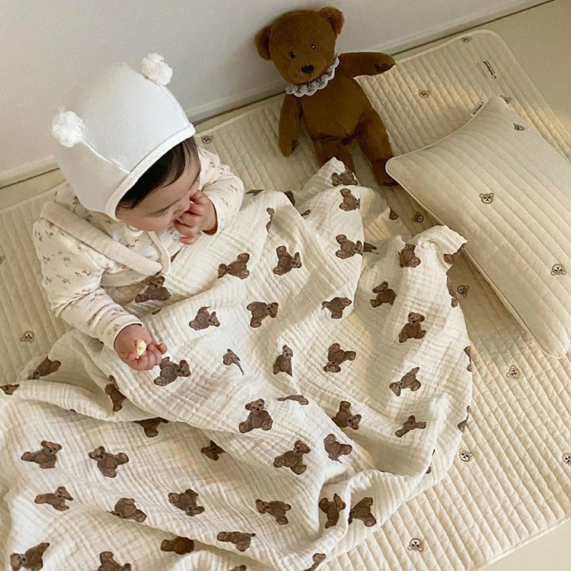 Ayı Baskı Bebek Battaniyeleri  - Swaddle Blanket Muslin incelemesi ve fiyatı