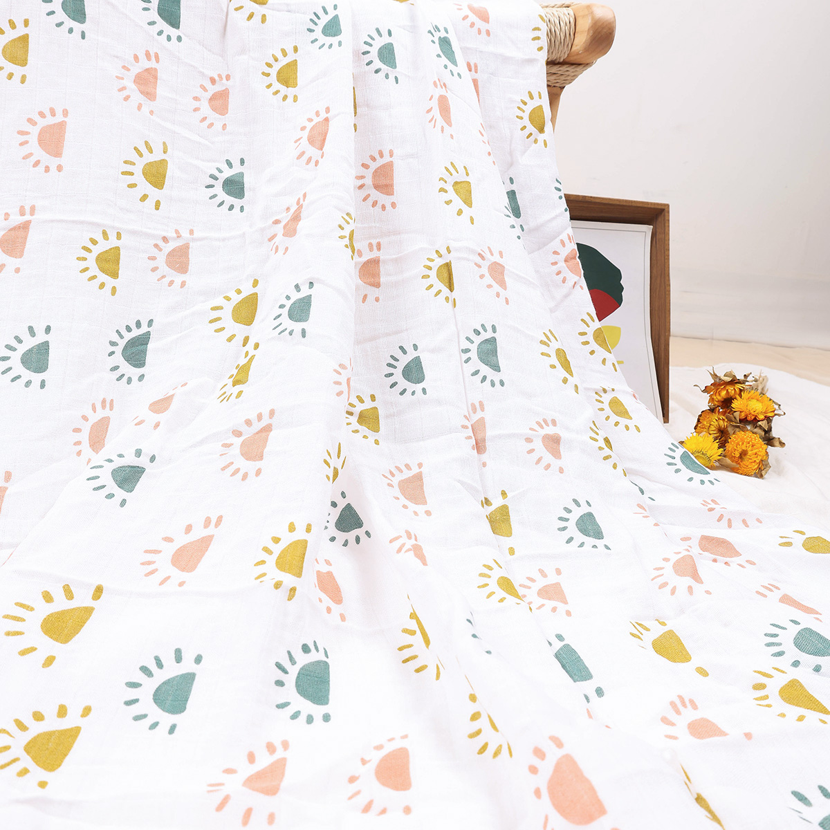 Happy120 110 * 100% cmBaby Mus - Swaddle Blanket Muslin incelemesi ve fiyatı