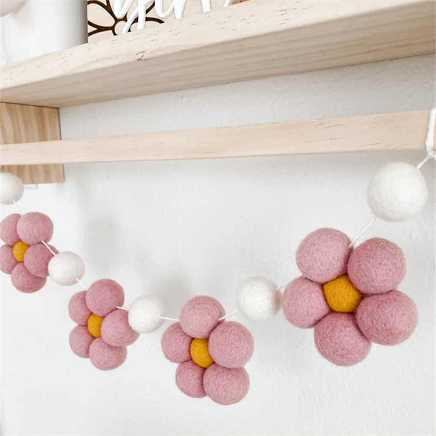 El Yapımı Keçe Papatya Çelengi - Baby Nursery Fabric incelemesi ve fiyatı