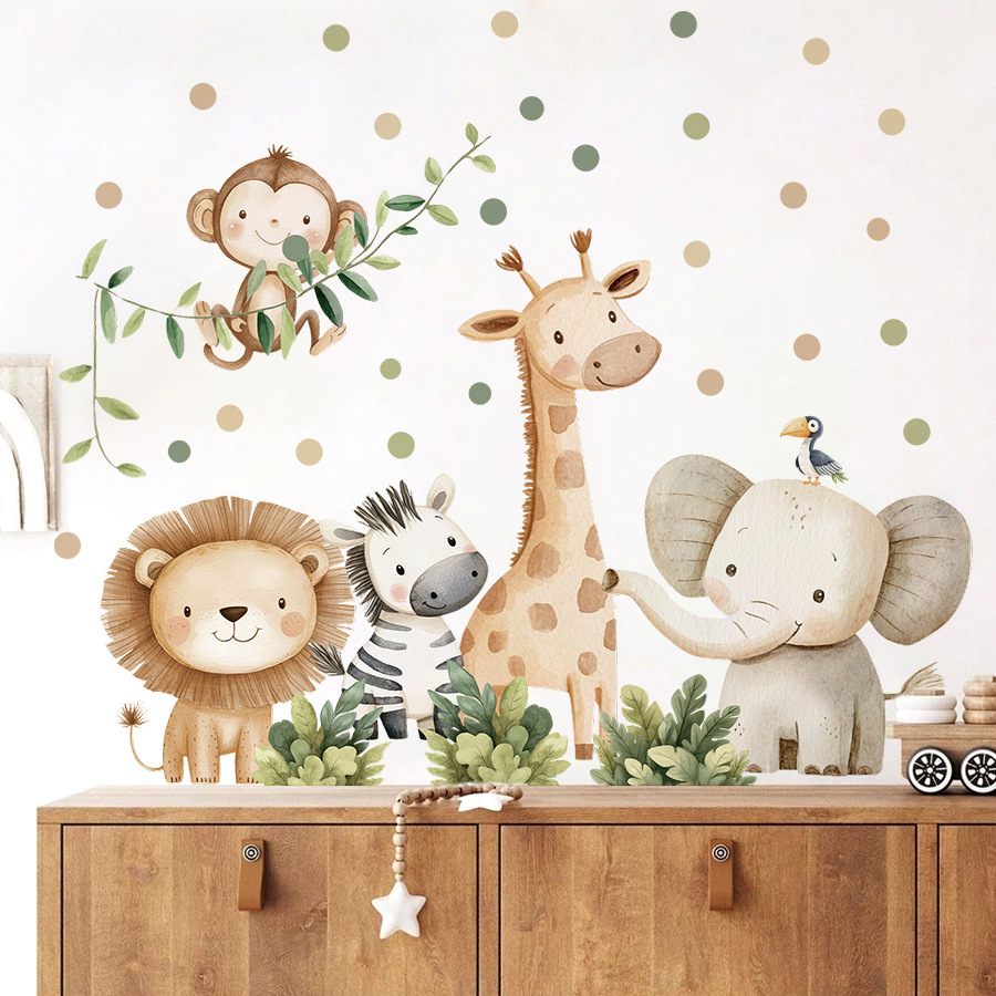 Boho Orman Hayvanları duvar çı - Baby Nursery Giraffe incelemesi ve fiyatı