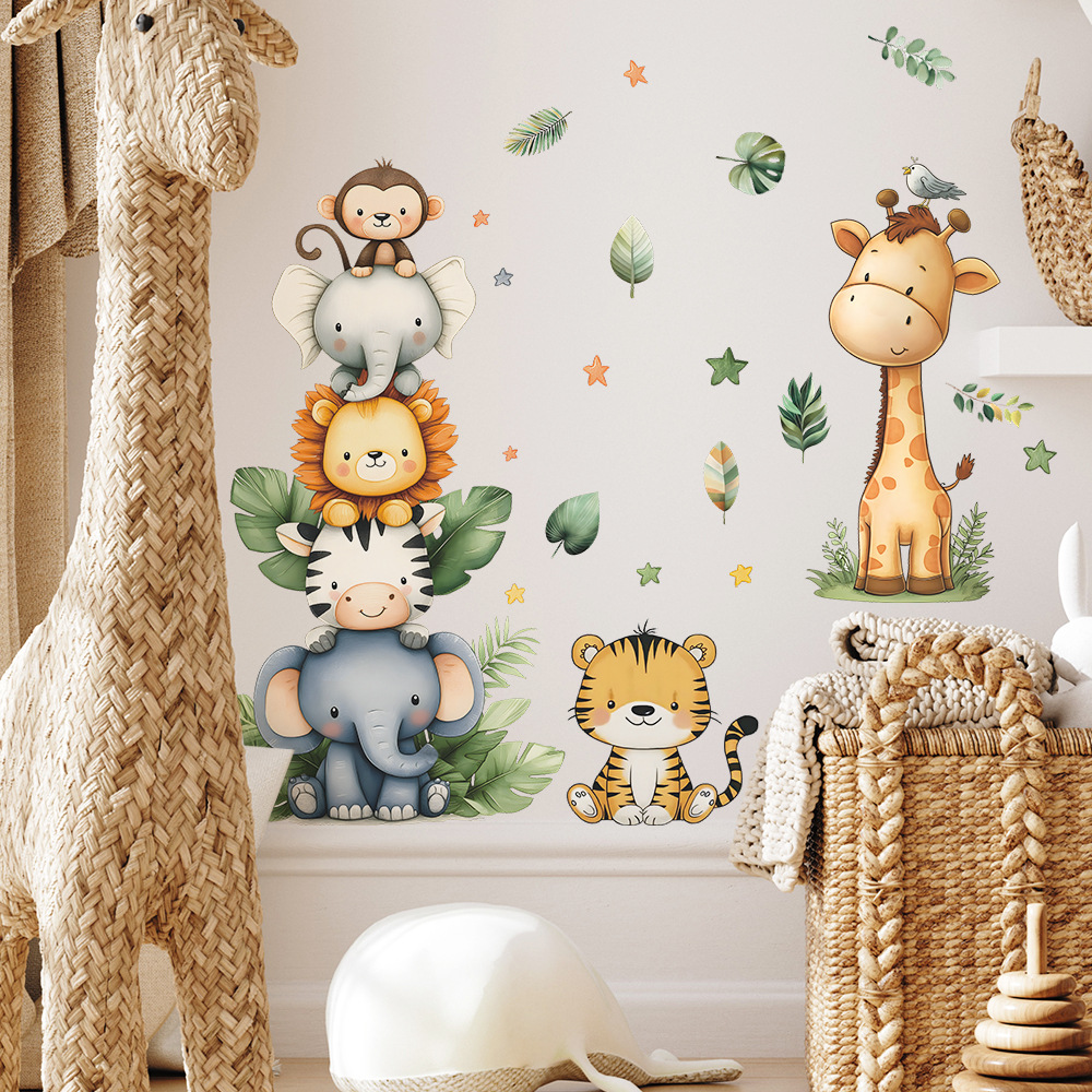Boho Orman Hayvanları duvar çı - Baby Nursery Giraffe incelemesi ve fiyatı