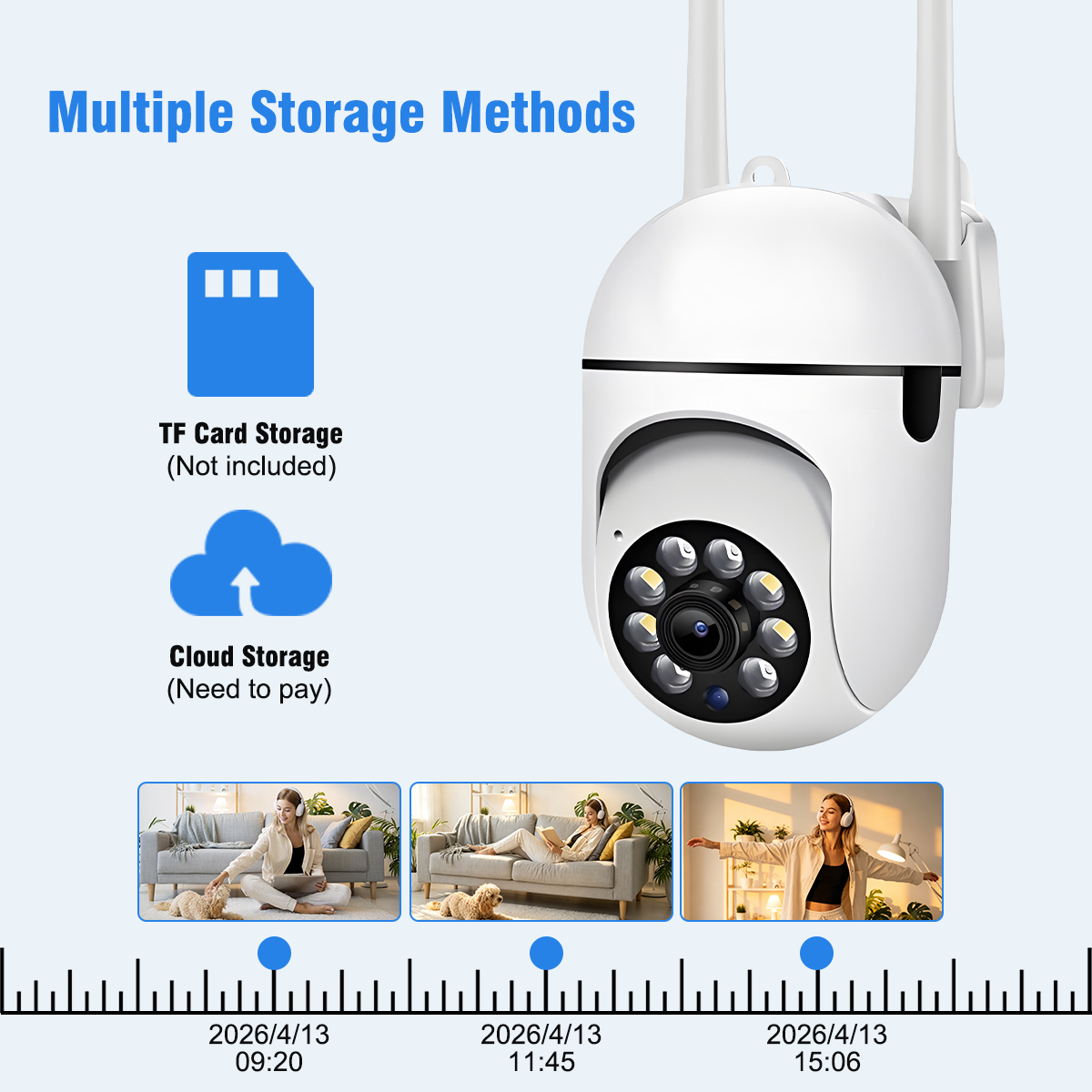8MP Kablosuz ağ bağlantılı dış - Baby Nursery Camera incelemesi ve fiyatı
