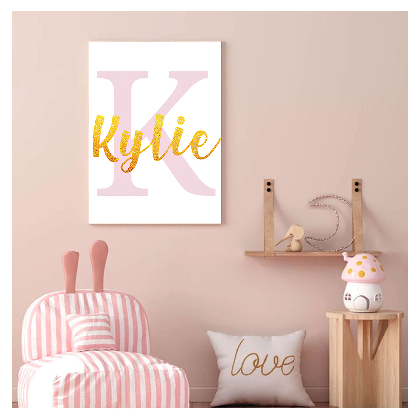 Duvar sanat baskı özel isim po - Baby Nursery Name Wall Art incelemesi ve fiyatı