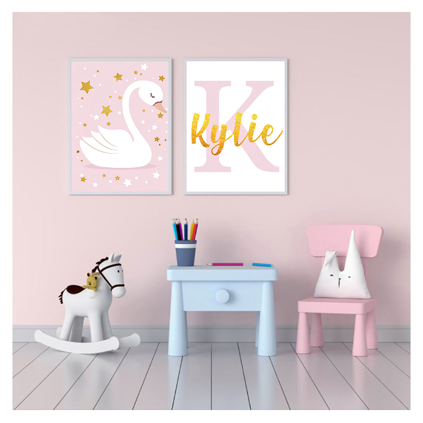 Duvar sanat baskı özel isim po - Baby Nursery Name Wall Art incelemesi ve fiyatı