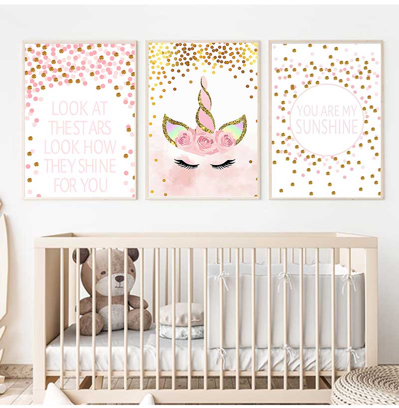 Dekoratif Resim Bebek Kız Yata - Baby Nursery Quotes incelemesi ve fiyatı