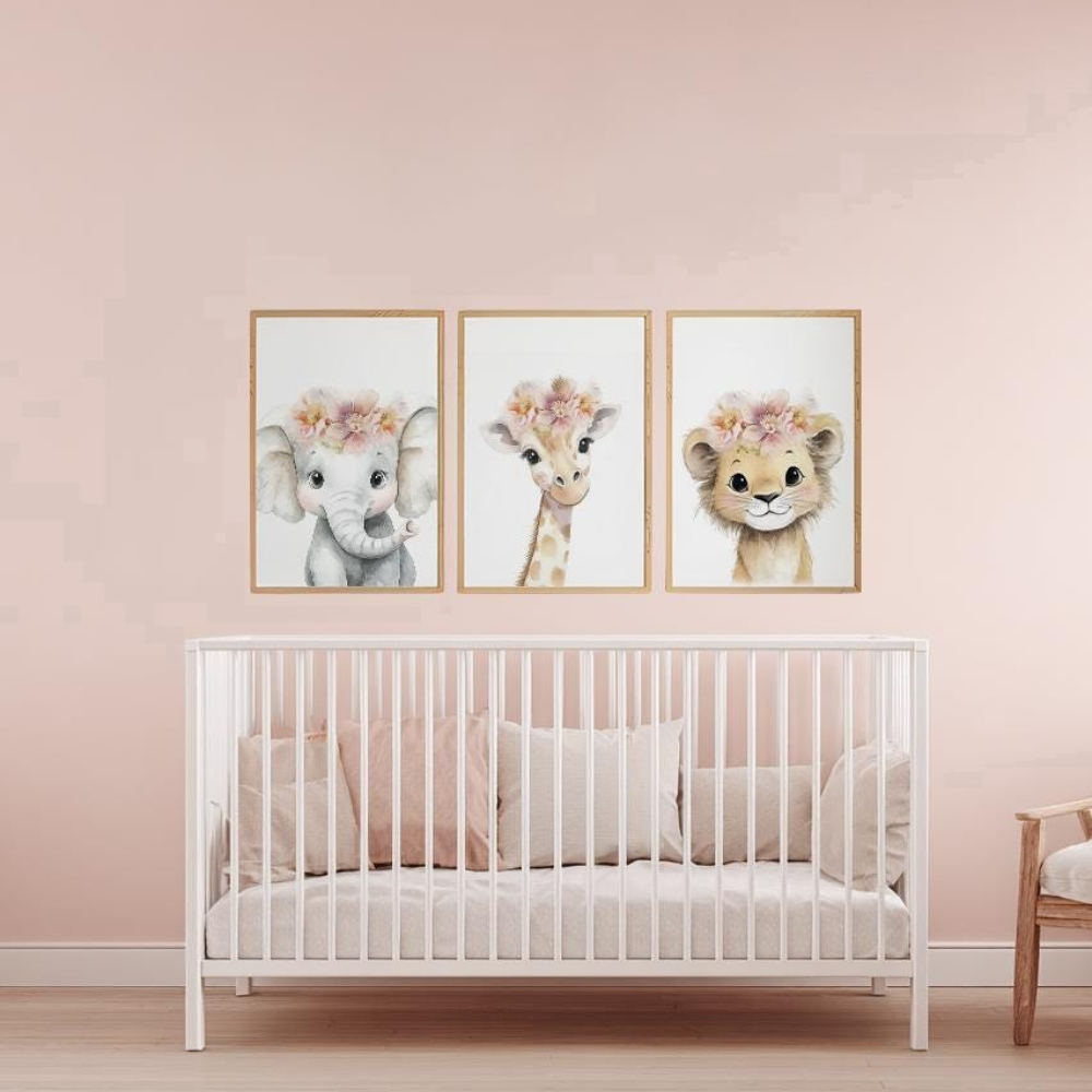 Bebek Kız Odası Duvar Sanatı S - Baby Nursery Giraffe incelemesi ve fiyatı
