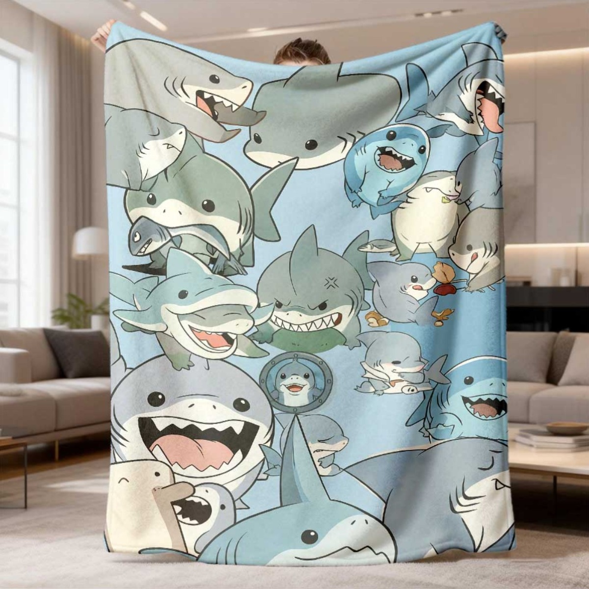 Büyük Karikatür Bebek Köpekbal - Baby Nursery Ocean incelemesi ve fiyatı
