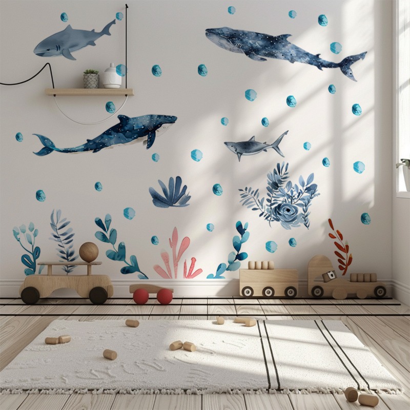 Denizaltı deniz yaşamı köpekba - Baby Nursery Ocean incelemesi ve fiyatı