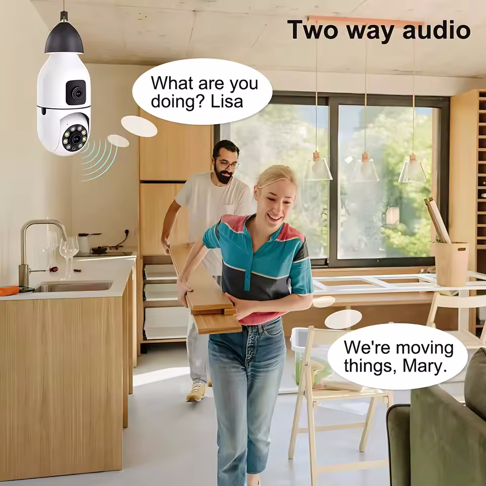 E27 Ampul Gözetim Güvenlik Kam - Baby Nursery Camera incelemesi ve fiyatı