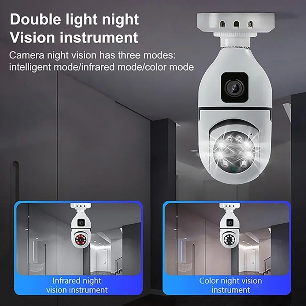E27 Ampul Gözetim Güvenlik Kam - Baby Nursery Camera incelemesi ve fiyatı