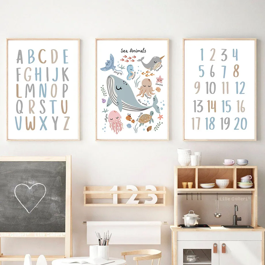Çerçevesiz Okyanus Hayvanları  - Baby Nursery Ocean incelemesi ve fiyatı