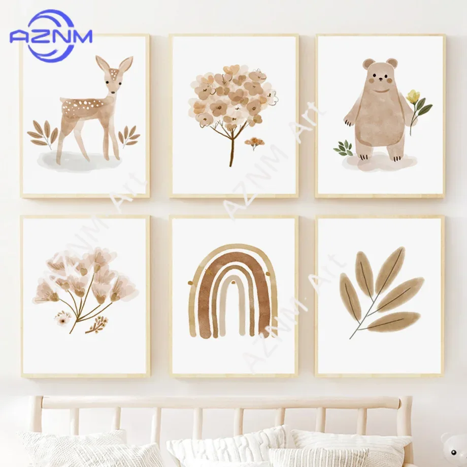 Boho Kreş Duvar Sanatı Kanvas  - Baby Nursery Gender Neutral incelemesi ve fiyatı