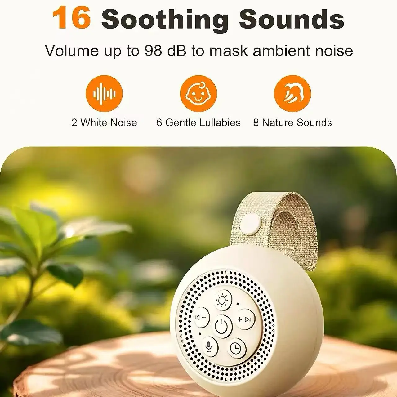 Sıcak Gece Lambası ile Beyaz G - Baby Sound Machine White incelemesi ve fiyatı