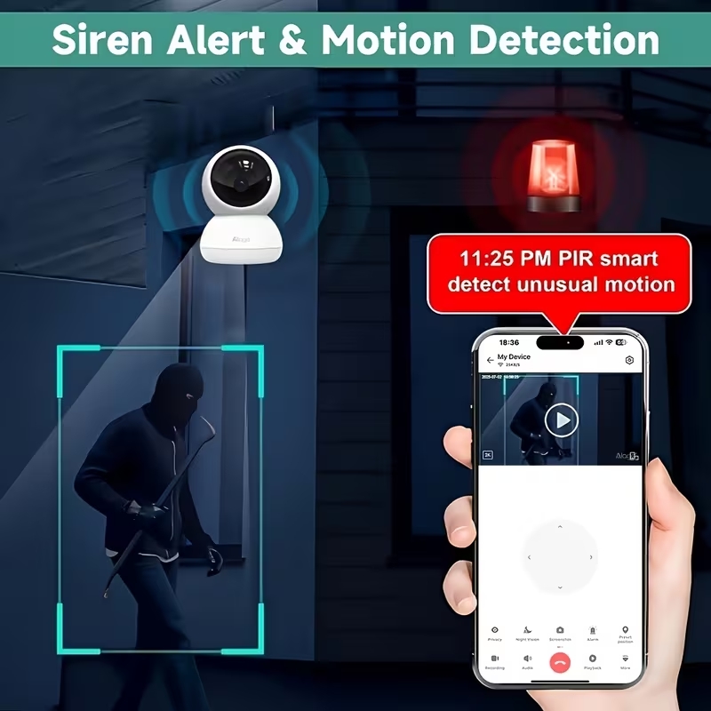 Akıllı WiFi Güvenlik Kamerası  - Baby Nursery Camera incelemesi ve fiyatı