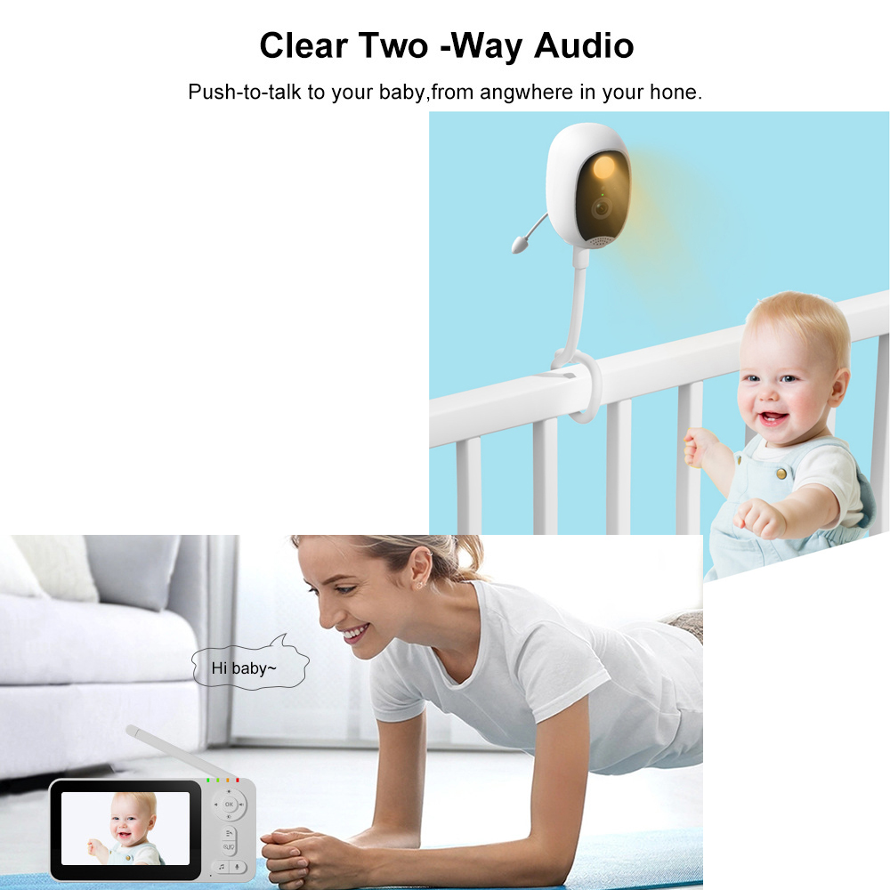 4.3 inç Akıllı Bebek İzleme Ka - Baby Nursery Camera incelemesi ve fiyatı
