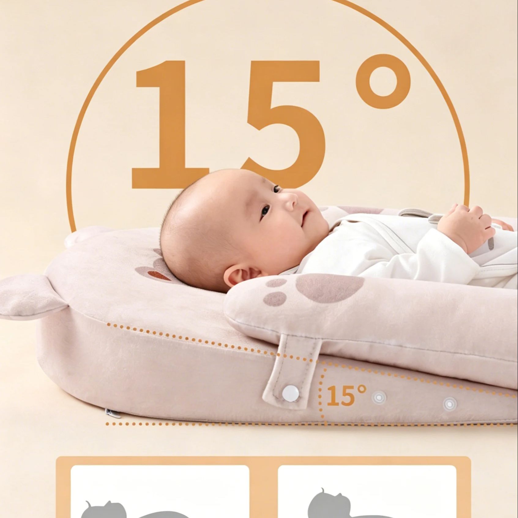 Rahat Bebek Yatma Pozisyonu Em - Baby Nursery Pillow incelemesi ve fiyatı