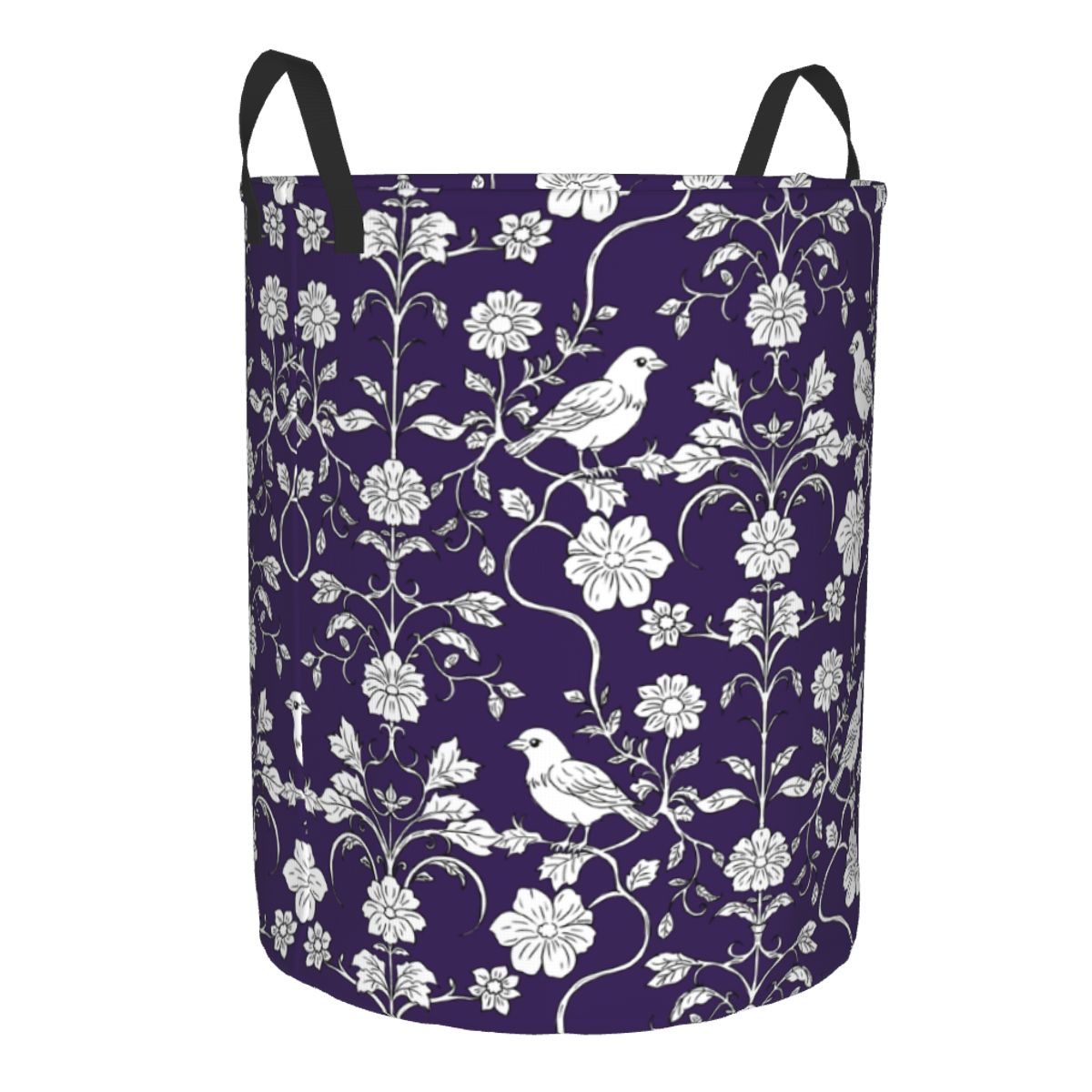 Kuşlar ve Çiçekler Desenli Çam - Baby Nursery Laundry Basket incelemesi ve fiyatı