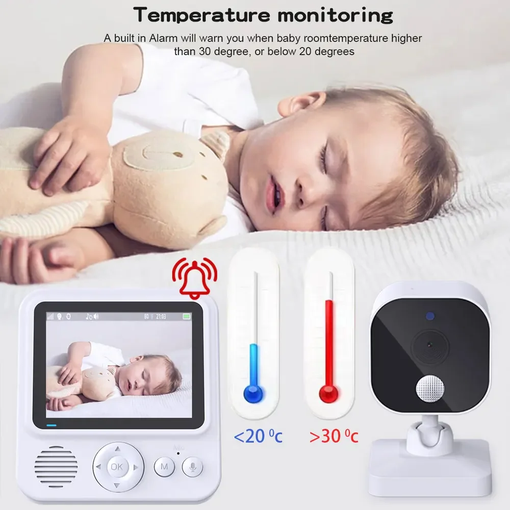 2.8 İnç Kablosuz Bebek Monitör - Baby Nursery Camera incelemesi ve fiyatı