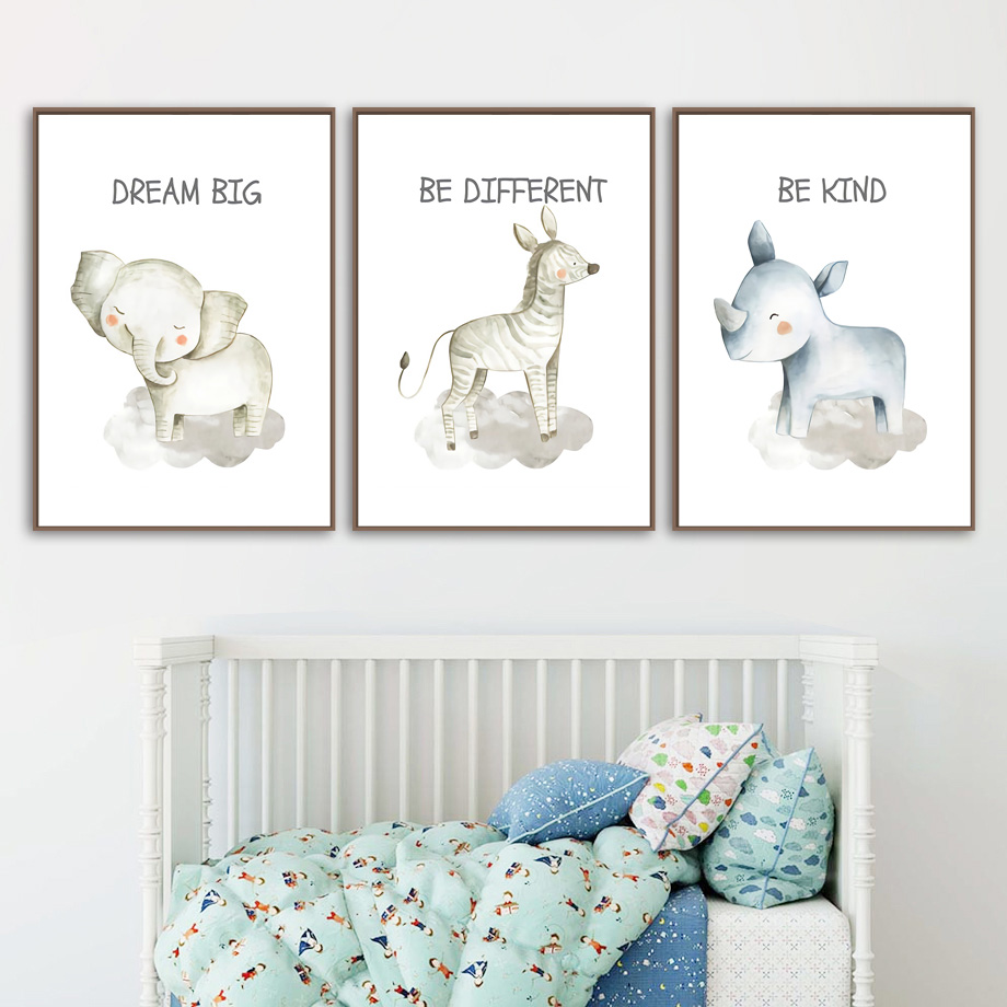 Kreş duvar sanatı tuval yağlıb - Baby Nursery Giraffe incelemesi ve fiyatı