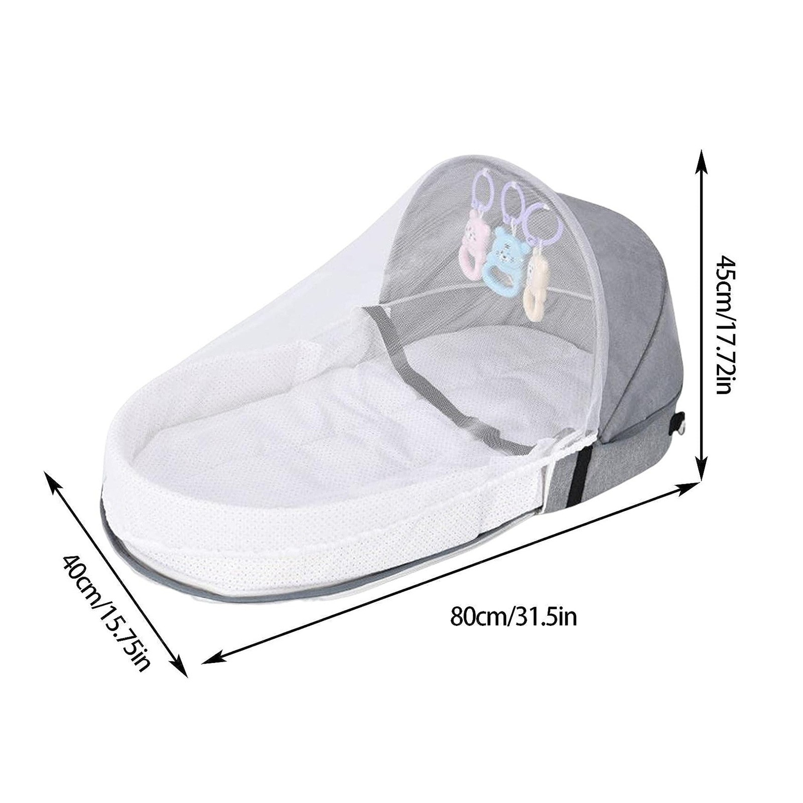 Net ve tente ile bebek yatağı  - Baby Nursery Crib incelemesi ve fiyatı