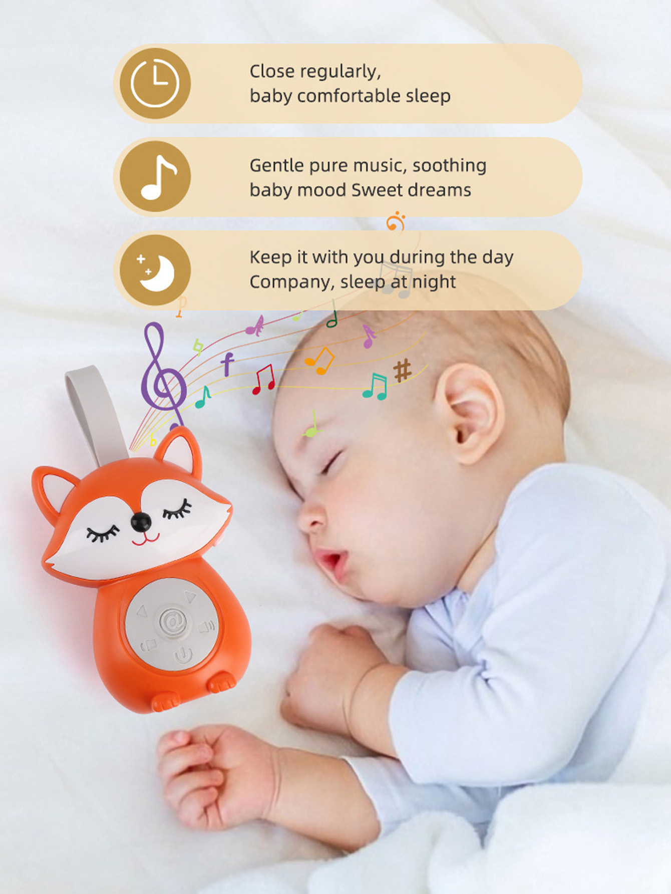 Bebek Beyaz Gürültü ve Ninni S - Baby Sound Machine White incelemesi ve fiyatı