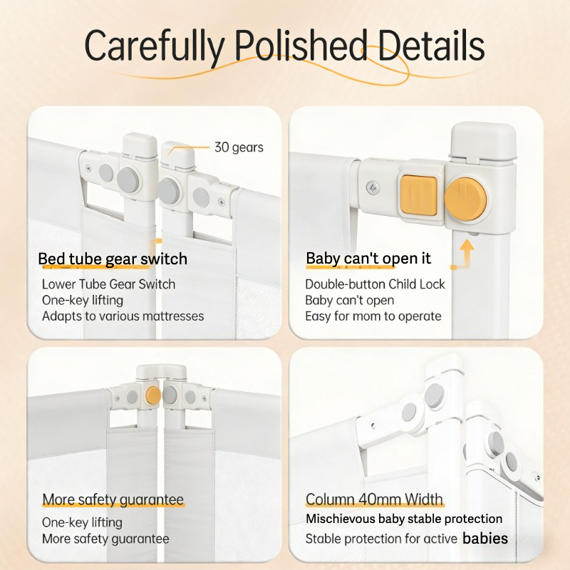 3 Panel Bebek Yatak Korkuluğu  - Bed Rail Toddler incelemesi ve fiyatı