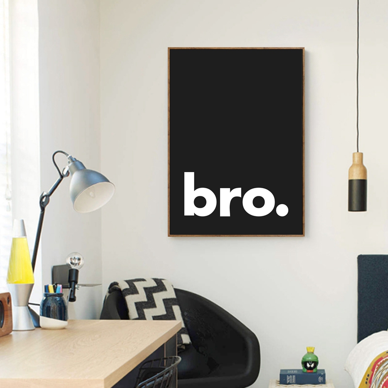 Bro. Baskı Minimalist tipograf - Baby Nursery Quotes incelemesi ve fiyatı