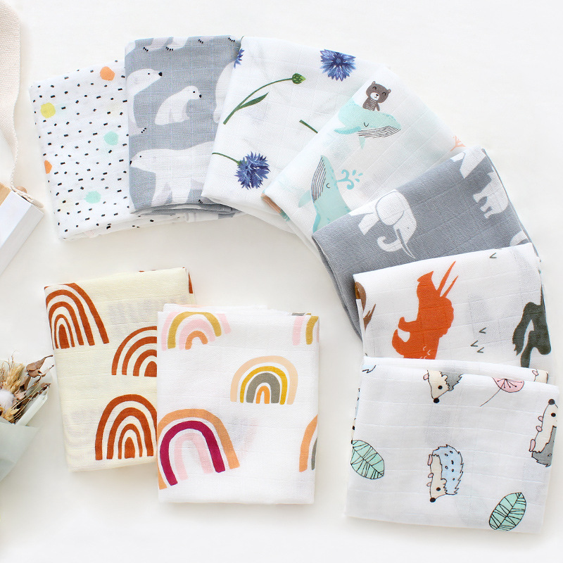 60X60cm bebek battaniye yenido - Swaddle Blanket Muslin incelemesi ve fiyatı