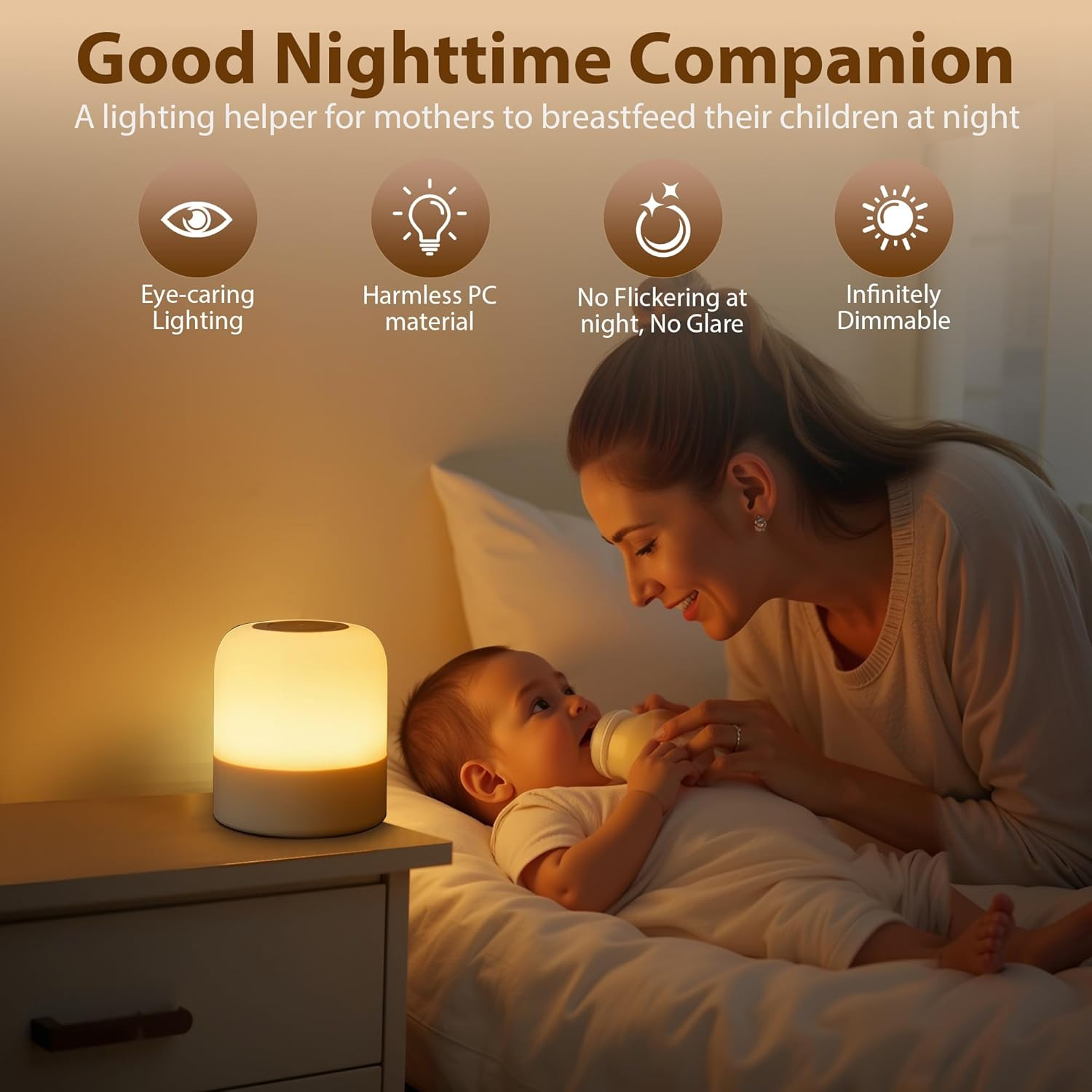 1 adetTaşınabilir Bebek Gece L - Baby Nursery Table Lamp incelemesi ve fiyatı