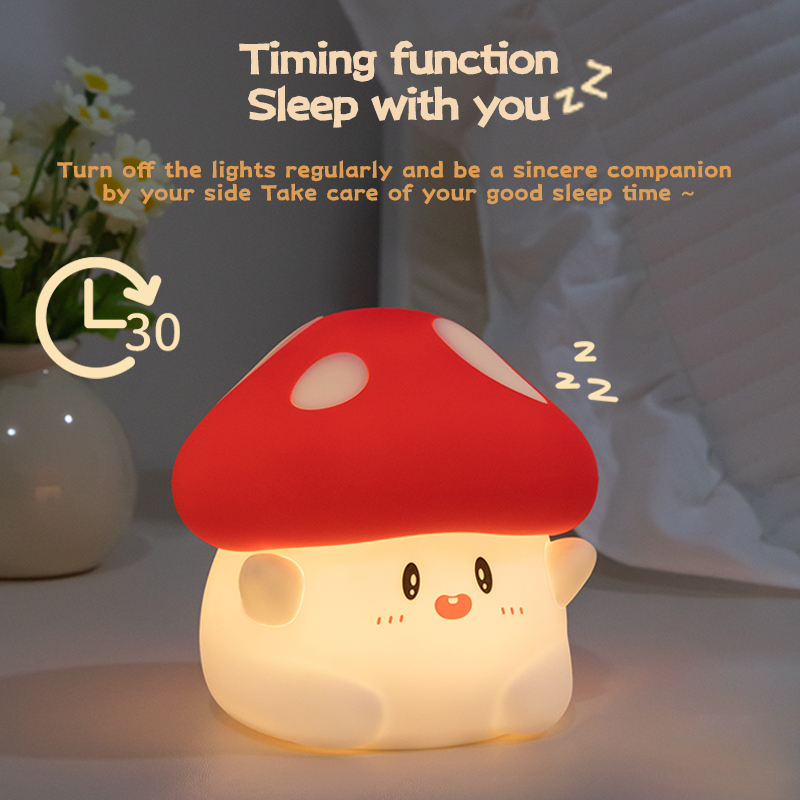 Mantar Gece Lambası LED şarj e - Baby Nursery Table Lamp incelemesi ve fiyatı