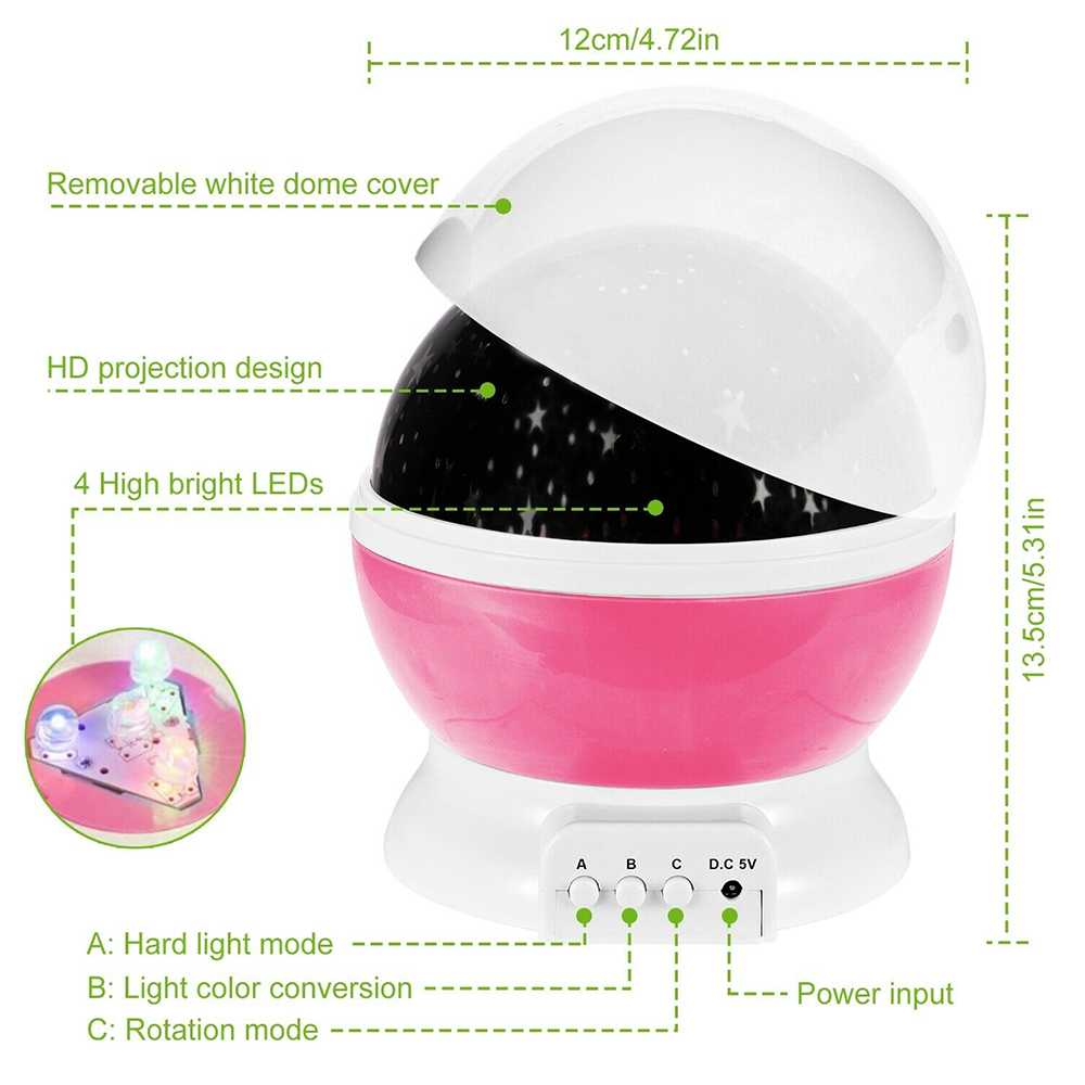 Gece Lambası Projektör Yıldızl - Baby Nursery Table Lamp incelemesi ve fiyatı