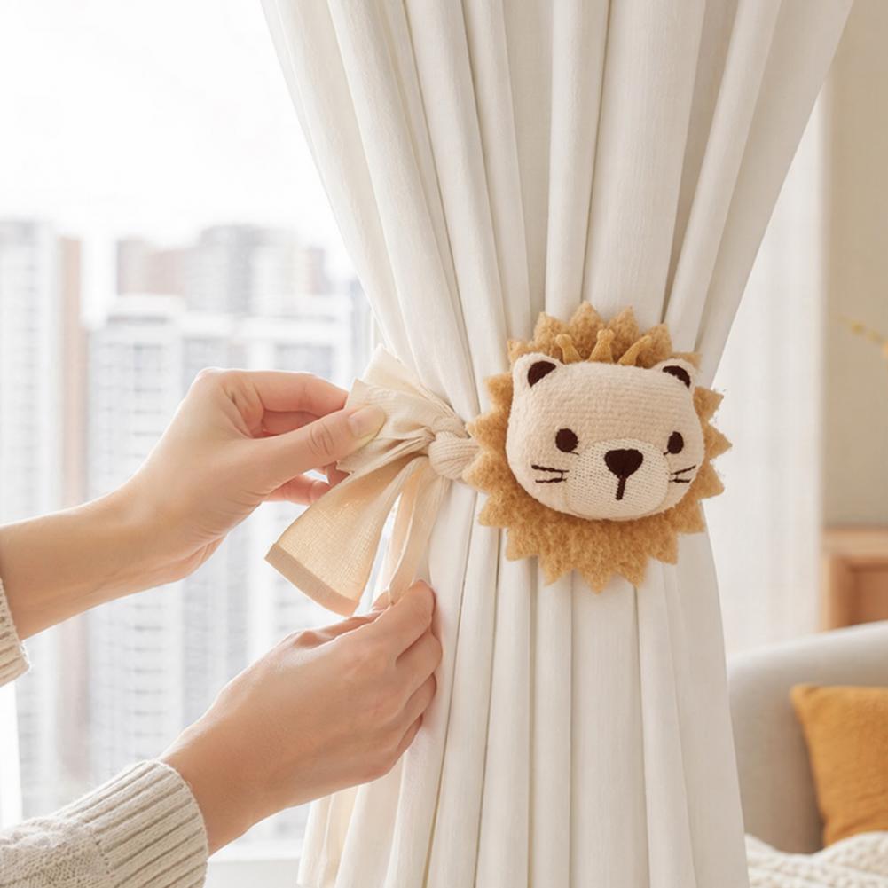 Peluş Perde Tutucu Aslan Perde - Baby Nursery Fabric incelemesi ve fiyatı