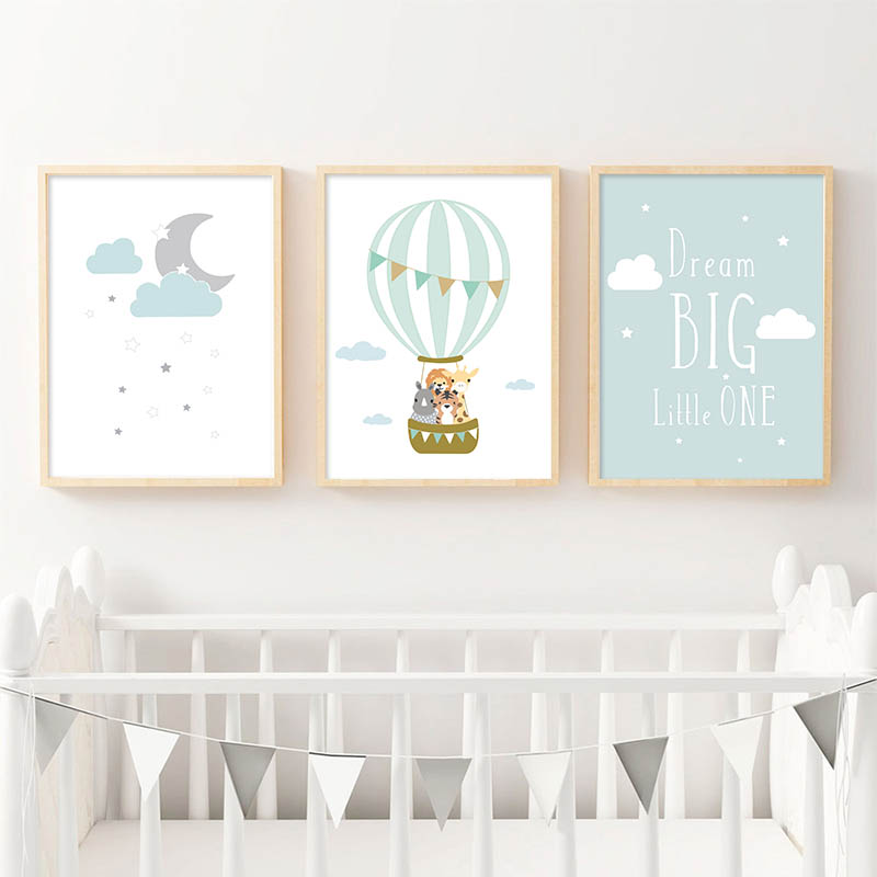Balon Ay Kreş Posteri Duvar Sa - Baby Nursery Quotes incelemesi ve fiyatı