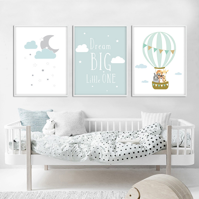 Balon Ay Kreş Posteri Duvar Sa - Baby Nursery Quotes incelemesi ve fiyatı